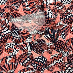 Under Armour Golf‎ Men's Playoff 3.0 Hot Air Balloon Polo Shirt Orange XL EUC